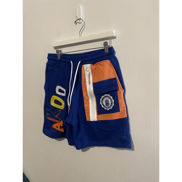 AKOO Shorts Blue Sz M - Picture 2 of 6